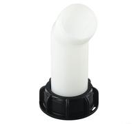 Tubo di scarico con beccuccio di prolunga da 5,1 cm, compatibile con serbatoio dell'acqua IBC, 1000 l, con ugello per rubinetto e accessori per valvole (esteso)