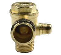 Tubo di scarico da 200 mm con valvola di ritegno in lega di zinco a 3 porte per parti del compressore d'aria