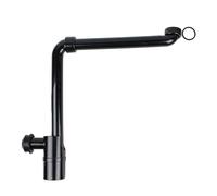 Tubo di scarico del bagno Lavello regolabile Sifone per lavabo regolabile 1/4 di pollice Risparmio di spazio Lavello Tubo del bagno