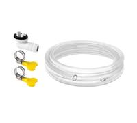 Tubo di scarico del condizionatore d'aria, kit di drenaggio CA a battente da 10 piedi con connettore, unità esterna di condensa