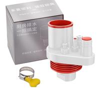 Tubo di scarico del - Kit idraulico sotto il,Adattatori di fogna per bagno, doccia, vasca, esterno, seminterrato, pavimento, cisterna settica