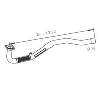 Tubo di scarico DINEX 29174
