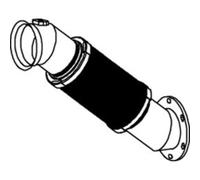 Tubo di scarico DINEX 54280