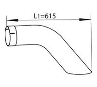 DINEX 54667 Tubo gas scarico