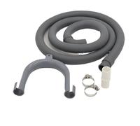 Tubo di scarico estensibile con connettore, Tubo d Tubo flessibile di scarico for lavatrice a tamburo 2M Home Gomito Tubo di scarico Estensione