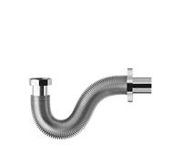 TUBO DI SCARICO FLESSIBILE-ESTENSIBILE IN ACCIAO INOX 1"1/4 x 32 DH SIFONE RAPID