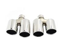 Tubo Di Scarico In Acciaio Inox Argento Per Alfa Per Romeo Per Giulia 200 280 Collettori Di Scarico A Quattro Uscite Modello Cloverleaf Edition(Argento)