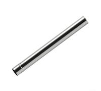 Tubo di scarico in acciaio inox, diametro esteso, resistente al calore, resistente alla ruggine, robusto, accessorio per stufa a legna e all'esterno, installazione di ricambio, colore argento, 1 pezzo