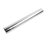 Tubo di scarico in acciaio inox, diametro esteso, resistente al calore, resistente alla ruggine, robusto, accessorio per stufa a legna e all'esterno, installazione di ricambio, colore argento, 1 pezzo