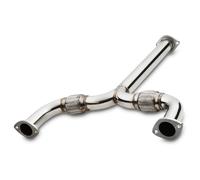 TUBO DI SCARICO INOX Y TUBO FLEXI ANTERIORE DOWN PER NISSAN 350Z Z33 V6 03-06