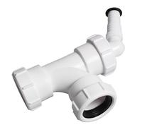 Tubo di scarico lavello cucina design a T in PVC 40mm compatibile con vari lavel