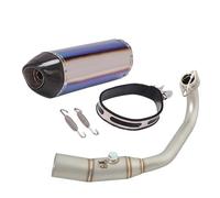 Tubo di scarico Modifica Scarico Moto Con Tubo Di Collegamento Anteriore, Marmitta, Sistemi Completi Per FORZA300 NSS350 2018-2023(Type A)
