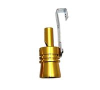 Tubo Di Scarico Modificato Per Auto Fischio A Vapore Di Coda Universale Simulatore Di Suono Del Fischio Della Turbina Terminale Di Coda(Gold -XL)
