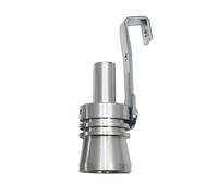 Tubo Di Scarico Modificato Per Auto Fischio A Vapore Di Coda Universale Simulatore Di Suono Del Fischio Della Turbina Terminale Di Coda(Silver -XL)