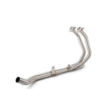 Tubo di scarico moto Compatibile Con CB500F Per CBR500R Scarico Moto Per Escape Tubo Di Collegamento Tubo Centrale Anteriore Senza Marmitta Accessorio Per Moto Rimovibile
