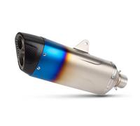 Tubo di Scarico Moto Compatibile con R3 Il Tubo di Scarico del Silenziatore per Moto da 51 Mm Silenziatore di Scarico Universale per Moto A Doppio Foro con Db Killer(Type C)