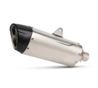 Tubo di Scarico Moto Compatibile con R3 Il Tubo di Scarico del Silenziatore per Moto da 51 Mm Silenziatore di Scarico Universale per Moto A Doppio Foro con Db Killer(Type A)