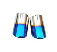 Tubo Di Scarico Per Auto Consigli Per Silenziatore In Acciaio Inossidabile Cromato Accessori Per 2 Pezzi Per Q7 TDI Per Quattro 2006-2013(Blue)