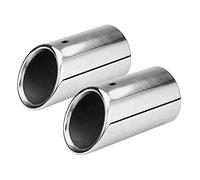Tubo di scarico per auto, Fydun 1 paio di accessori di ricambio per tubo di scappamento in acciaio inox silenziatore di scarico per B8 2007-2014 + b8 avant tt escape