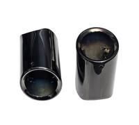 Tubo Di Scarico Per Auto Per BMW Serie 5 F10 F11 E60 E61 E39 528i 530i 535i 535d Terminale Di Scarico Terminali Di Scarico Ugello Marmitta Decorazione Gola Coda Tubo Di Scarico Auto(Black)
