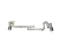 Tubo Di Scarico Per Auto Per VW Per CC Auto 2009 2010 2011 2012 2013 2014-2018 Marmitta Collettore Terminale Di Scarico Di Scarico Ugello(Silver)