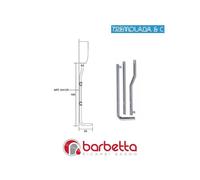 TUBO DI SCARICO PER CASSETTA ALTA RICAMBIO TREMOLADA 041CR