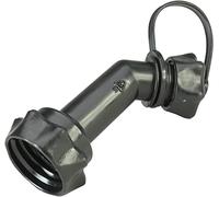 Tubo di scarico per doppia tanica, Nero