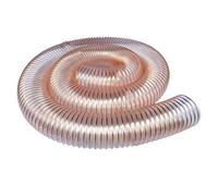 Tubo di scarico per la raccolta della polvere, tubo di ventilazione trasparente per lavorazione del legno, levigatrice, sega obliqua, compatibile con tenda da coltivazione e asciugatrice