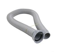 Tubo di scarico per lavello da cucina da 58 mm e tubo di scarico per fognatura con connettore e guarnizioni in gomma, adatto per sostituzione ed estensione del tubo di scarico della lavatrice (100 cm)