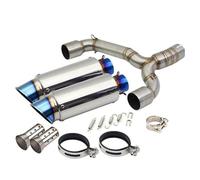 Tubo Di Scarico Per Moto, Tubo Di Collegamento Centrale Per Suzuki GSR600 GSR400 BK600 BK400, Silenziatore Per Tubo Di Scarico Slip-on 400CC 600CC Connettore di scarico(Colore 9)