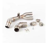 Tubo Di Scarico Per Per CB1000R 2009-2018 51 Mm Marmitta Di Scarico Tubo Di Collegamento Centrale Tubo Di Attacco Adattatore Connettore Tubo Di Scarico Moto(Colore 1)