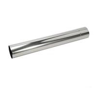 Tubo di scarico per scaldabagno a gas in acciaio inox, resistente, diametro 6,1 cm, resistente alle alte temperature, per stufe a legna, stufa da campeggio all'aperto, colore argento (40,6 cm)