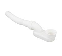 Tubo di Scarico per Vasca da Bagno e Doccia, Kit di Scarico per Vasca Autoportante con Sifone Piatto Flessibile a Basso Profilo, Raccordi per Vasca da Bagno con Sifone 1 1/2 P