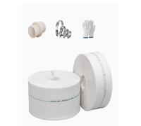 Tubo di scarico piatto, Manichetta antincendio ID da 1 pollice con 2 morsetti Dimensioni multiple piatte 10-100 metri(50meter)