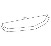 Tubo di scarico posteriore 47693 DINEX