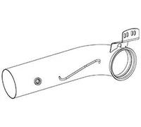 Tubo di scarico posteriore 6LG002 DINEX