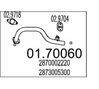 MTS 01.70060 Tubo gas scarico