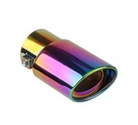 Tubo di Scarico Punta Del Silenziatore Di Scarico Per Auto Terminale Posteriore In Acciaio Inossidabile Cromato Per La Maggior Parte Delle 1 Pezzo 2,5"(Neon Straight)