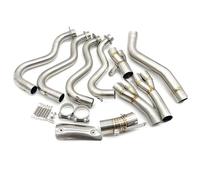 Tubo di scarico S&istema Completo Di Scarico Per Moto, Tubo Di Collegamento Centrale Anteriore, Slip-on Per S&uzuki GSXR1000 2009-2016