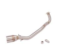 Tubo Di Scarico Slip-On Per Moto Escape Moto Per YAMAHA Cygnus Gryphus 125cc Kit Completo Connettore Per Tubo Di Scarico Anteriore Connettore di scarico(Acciaio inossidabile A)