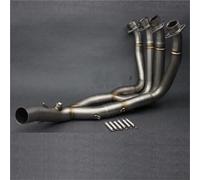 Tubo Di Scarico Slip-On Per Moto, Raccordo Anteriore, Per Yamaha YZF R6 YZF-R6 R6 2006-2016, Kit Completo, Silenziatore Di Scarico Connettore di scarico(Colore 1)