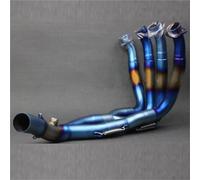 Tubo Di Scarico Slip-On Per Moto, Raccordo Anteriore, Per Yamaha YZF R6 YZF-R6 R6 2006-2016, Kit Completo, Silenziatore Di Scarico Connettore di scarico(Colore 2)