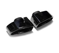 Tubo di Scarico Terminale Di Scarico Per Auto Tubo Di Scarico Quadrato Per BMW Per X3 G01 X4 G02 2019 2020 Ugello Di Punta Per Marmitta M40i(Nero)