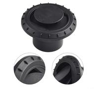 Tubo di sfiato dell'aria, girevole, 60 mm/75 mm, per riscaldatori Webasto Eberspächer, in plastica nera, con presa d'aria calda (60 mm)