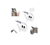 Tubo di spurgo dei freni, kit di strumenti per lo spurgo della valvola di controllo unidirezionale per auto e moto, frizione per sistema frenante idraulico, 2025 aggiornato universale per liquido dei