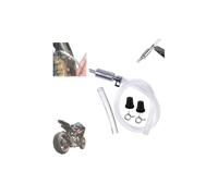 Tubo di spurgo dei freni, kit di strumenti per lo spurgo della valvola di controllo unidirezionale per auto e moto, frizione per sistema frenante idraulico, 2025 aggiornato universale per liquido dei