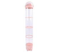 Tubo di Stoccaggio degli Animali Imbottiti 162 Cm Luce Regolabile Trasparente Peluga Organizzatore di Giocattoli Display per Camera da Letto per la Camera da Gioco (Rosa)