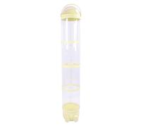 Tubo di Stoccaggio degli Animali Imbottiti 162 Cm Luce Regolabile Trasparente Peluga Organizzatore di Giocattoli Display per Camera da Letto per la Camera da Gioco (Giallo)