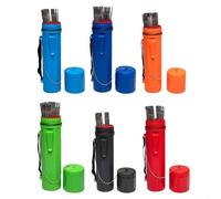 Tubo di stoccaggio per elettrodi MMA, struttura in plastica resistente all'umidità, portata fino a 4,5 kg, include clip per il trasporto per una facile mobilità e scala di misurazione (verde)