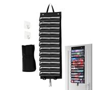 Tubo di stoccaggio per tappetino da gioco | Supporto per tappetino da gioco ad aggancio - Porta con tasche trasparenti per casa, pareti, porte della camera da e occasioni